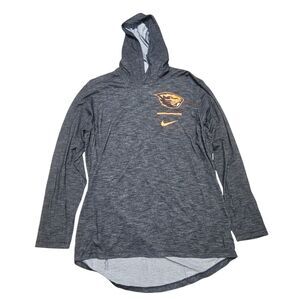 Nike Hoodie Mens Large Oregon Beavers Dri-Fit Hooded Longsleeve Tshirt Pullover